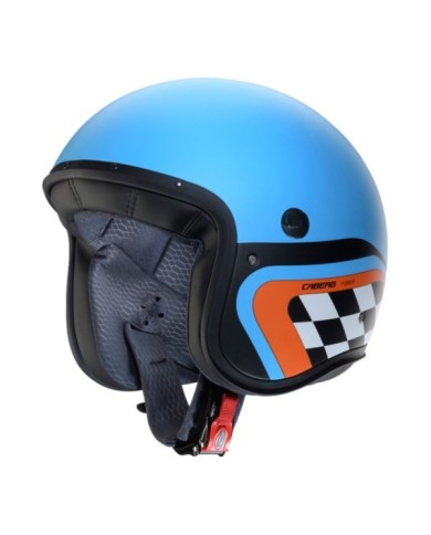 Caberg Casque jet Freeride X Daytona bleu-noir-orange mat
