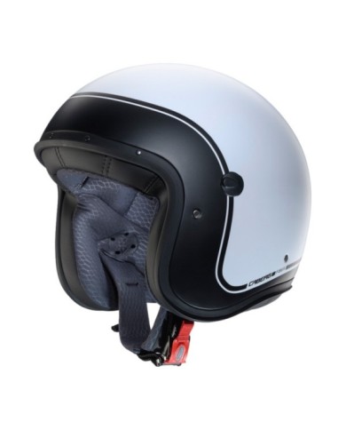 Caberg Freeride X Imola casco jet bianco-nero opaco