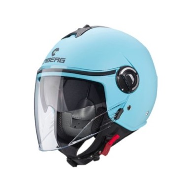 Casco jet Caberg Riviera V4X azzurro opaco