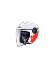Caberg Casque jet Soho Zephyr blanc-rouge-vert