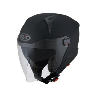KYT Jethelm D-City schwarz matt