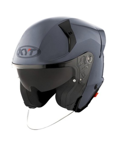 KYT Casco Jet TTR-Jet grigio-nero