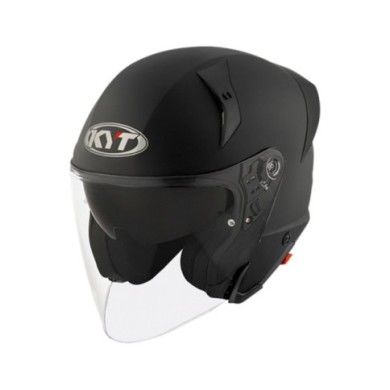 KYT Casco Jet TTR-Jet nero opaco