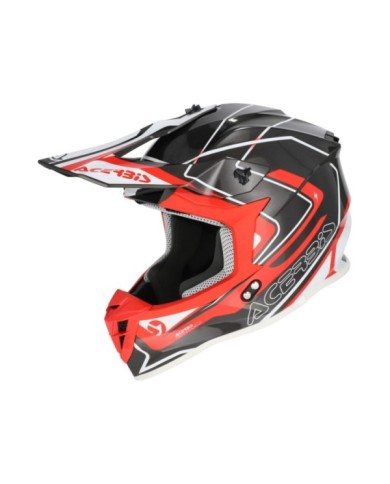 Acerbis Casque tout-terrain Linear 22-06 gris-rouge