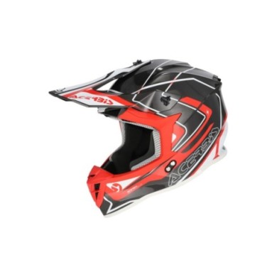 Acerbis Casque tout-terrain Linear 22-06 gris-rouge