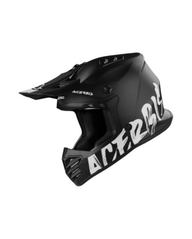 Acerbis Motocorsshelm PROFILE Junior schwarz matt