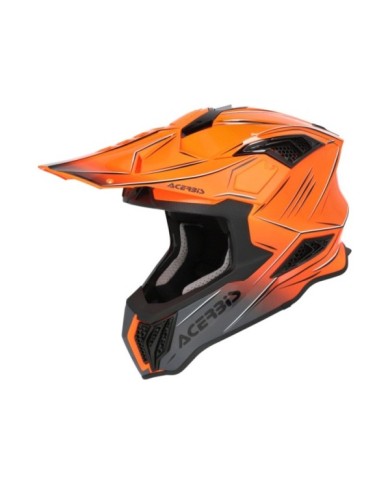 Acerbis Casco da motocross AIRSTRIKE-X arancione-grigio