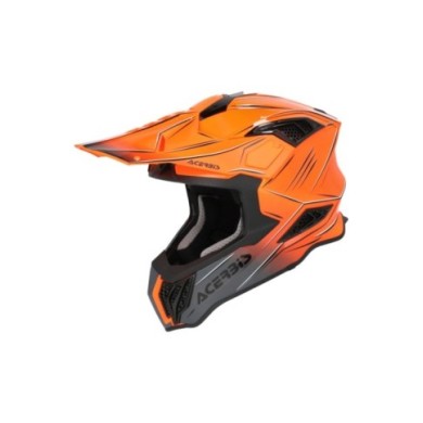 Acerbis Casque motocross AIRSTRIKE-X orange-gris
