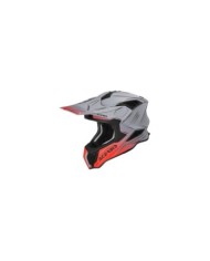 Acerbis Casco da motocross AIRSTRIKE-X grigio-rosso