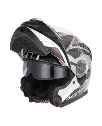 Acerbis Casco modulare SEREL 2206 nero-argento