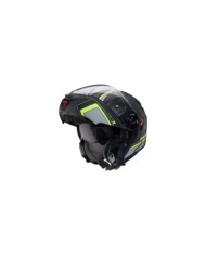 Caberg Levo X Elite casco modulare nero-grigio-giallo neon opaco