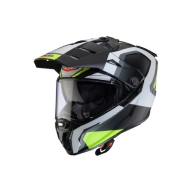 Caberg Casque enduro Tanami Scram noir-gris-jaune fluo mat