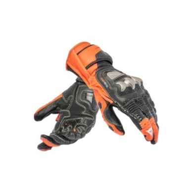 Dainese Full Metal 7 Guanti nero-rosso fluo