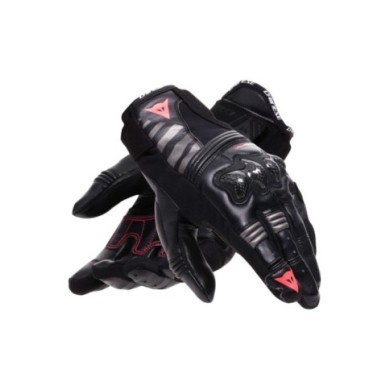 Guanto Dainese Reacto Carbon Court Donna nero-rosa