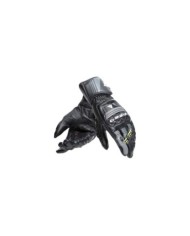 Dainese Gants en cuir Druid 4 noir-gris-fluo jaune