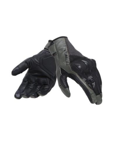Dainese Gants Karakum Ergo-Tek noir-vert olive