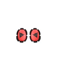 Dainese protettore ginocchio PISTA rosso neon-nero