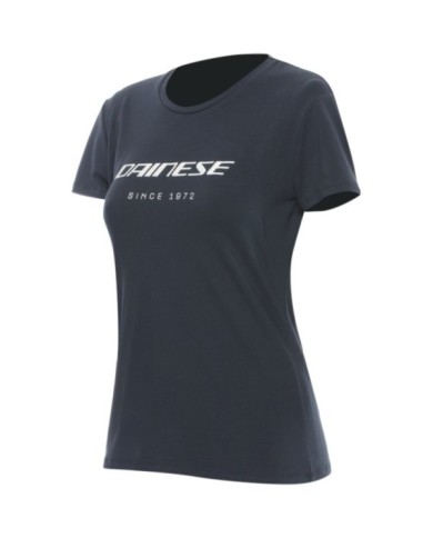 Dainese Femmes T-Shirt Essence Wordmark carbone