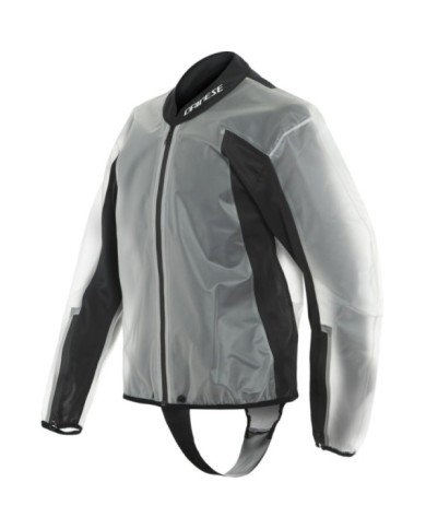 Dainese RAIN BODY RACING 2 Giacca antipioggia nero-trasparente