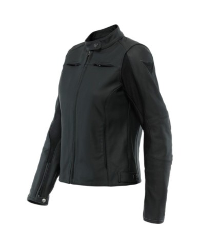 Dainese Giacca in pelle Razon 2 donna nero