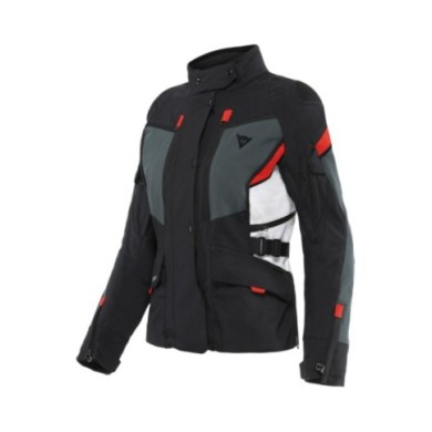 Dainese Giacca Gore-Tex donna Carve Master 3 nero-ebano-rosso