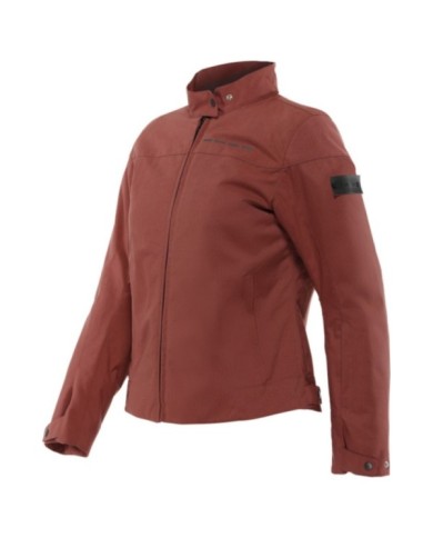 Dainese Dames D-Dry Rocclair E giacca rosso ruggine