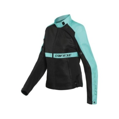 Dainese RIBELLE AIR TEX Veste pour dames noir-turquoise