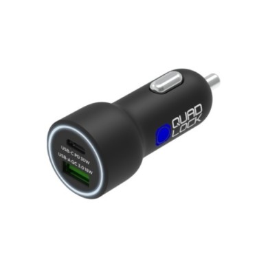 Quad Lock Quad Lock Caricabatteria da auto Dual USB-C 48W