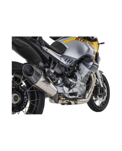 ZARD Slip-On en acier inoxydable homologué E5 avec manchon en tit