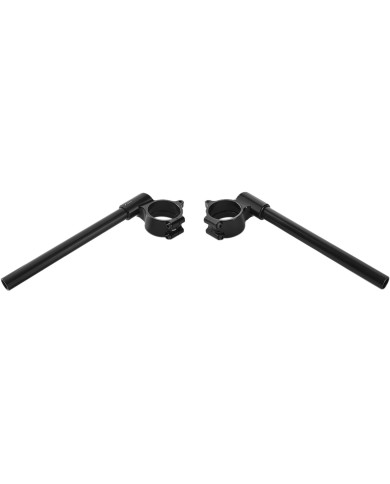 Rizoma kit demi-guidon, noir ø 55mm, pour 7 8 (22mm) poignées