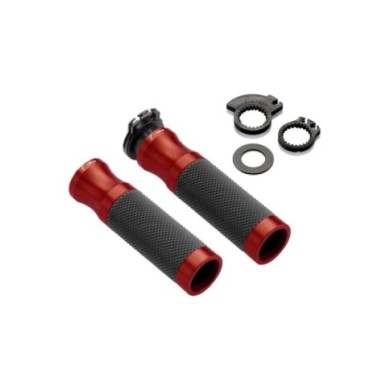 Rizoma Poignées Sport Line ø 22mm paire, y compris l'adaptateur
