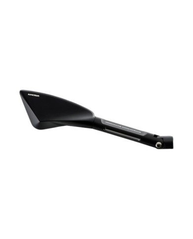 Rizoma Specchietto retrovisore Tomok in alluminio nero, destro