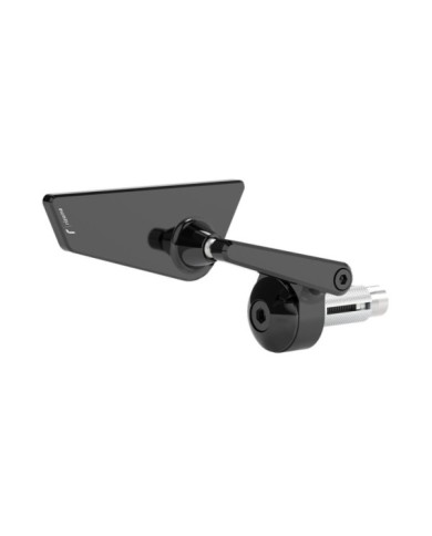 Rizoma Specchietto retrovisore Cut-Edge nero, diritto