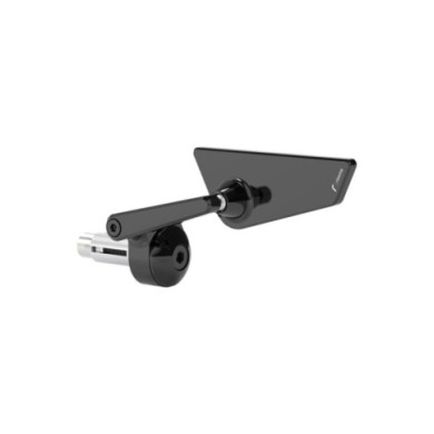 Rizoma Specchietto retrovisore Cut-Edge nero, sinistro
