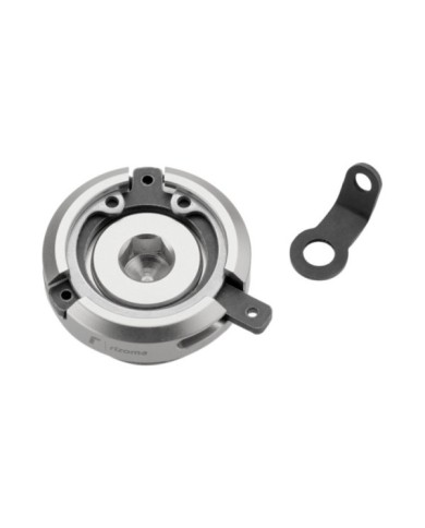 Rizoma Couvercle remplir huile, argent