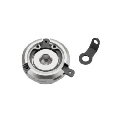 Rizoma Couvercle remplir huile, argent