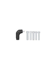 Rizoma Adaptateur de rétroviseur Drift gauche ou droit, vis incluse