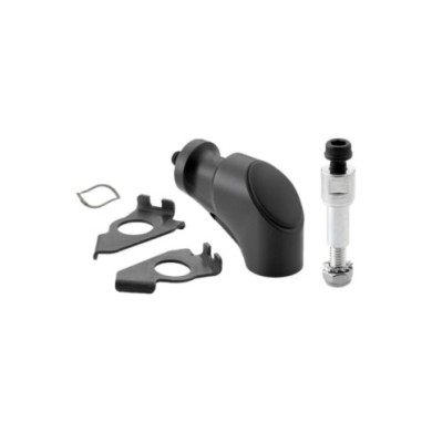 Rizoma Spiegel-Adapter, schwarz