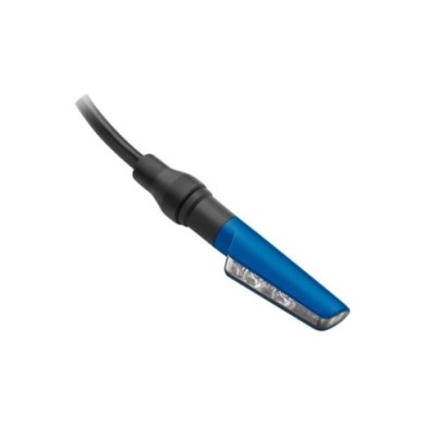 Rizoma Minicampanello lampeggiante e lampada Corsa L, blu