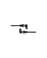 Rizoma Light Unit S, 3 in 1 con kit di adattatori 2 pezzi, nero