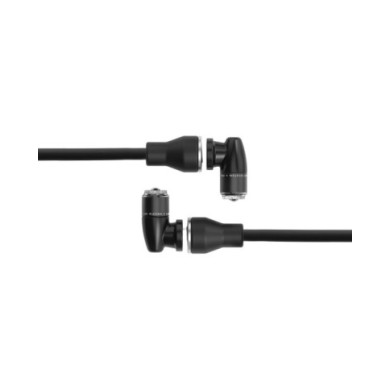 Rizoma Light Unit S, 3 in 1 con kit di adattatori 2 pezzi, nero