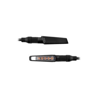 Rizoma Indicatore di direzione Vision Set da 2 pezzi, nero