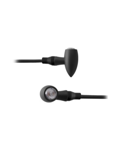 Rizoma Minicellule lampeggianti Club Set da 2 pezzi, nero