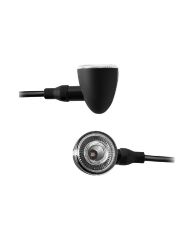 Rizoma Mini-Blinker Iride Set à 2 Stk., schwarz