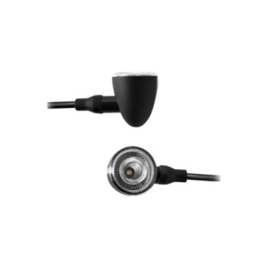 Rizoma Mini-Blinker Iride S Set à 2 Stk., schwarz