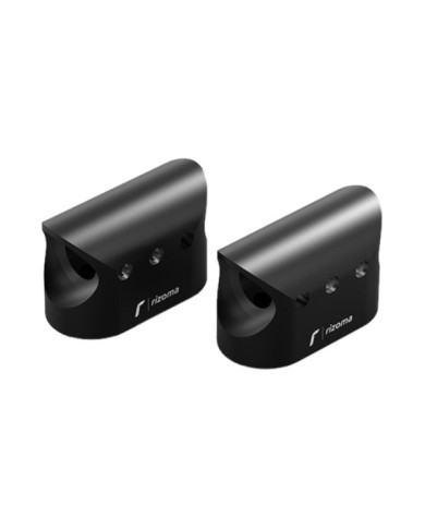 Rizoma Adaptateurs de clignotants, paire, noir