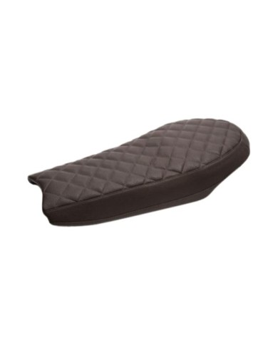 ZARD Selle Lite Slim avec losanges marron
