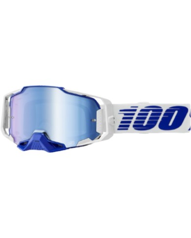 100percent 100 % Armega Goggle Blue – Spiegelglas in Blau