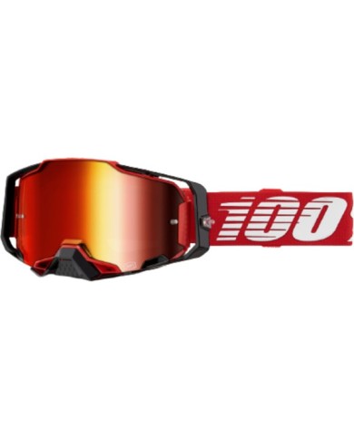 100percent 100% Armega Goggle Red - Mirror Red Lens