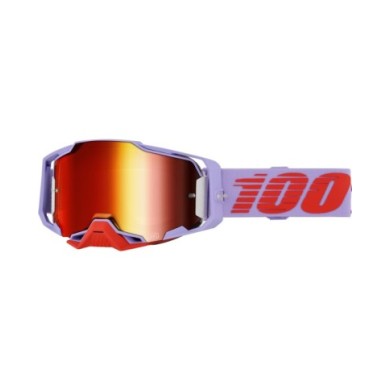 100percent 100 % ARMEGA Goggle Fausto – Rote Spiegelglas
